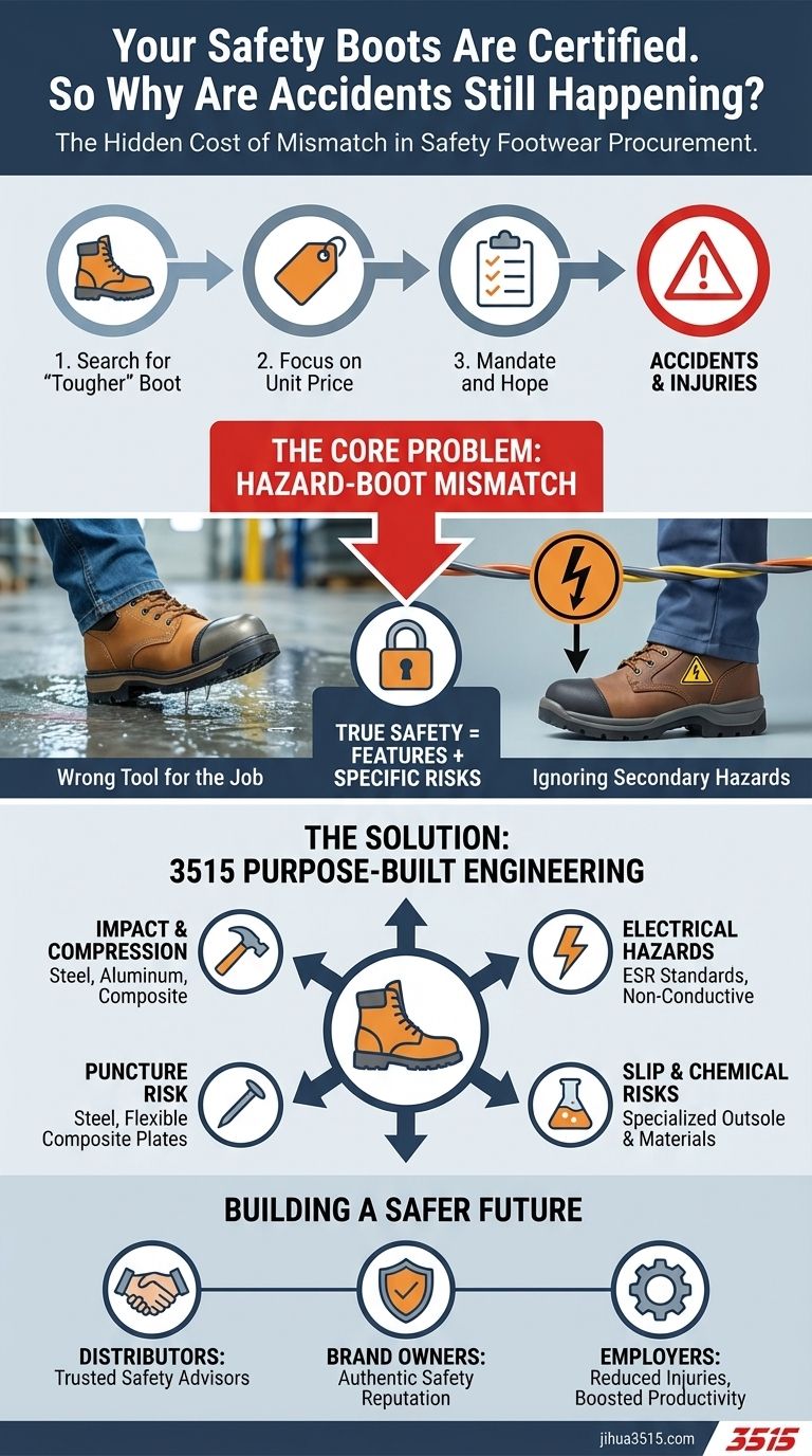 Your Safety Boots Are Certified. So Why Are Accidents Still Happening? Visual Guide