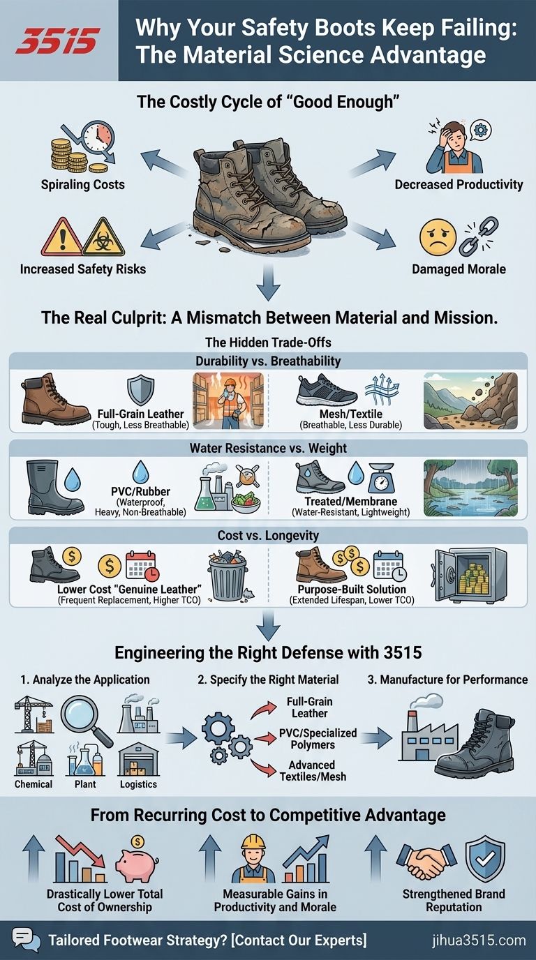 Why Your Safety Boots Keep Failing—And the Material Science You're Missing Visual Guide