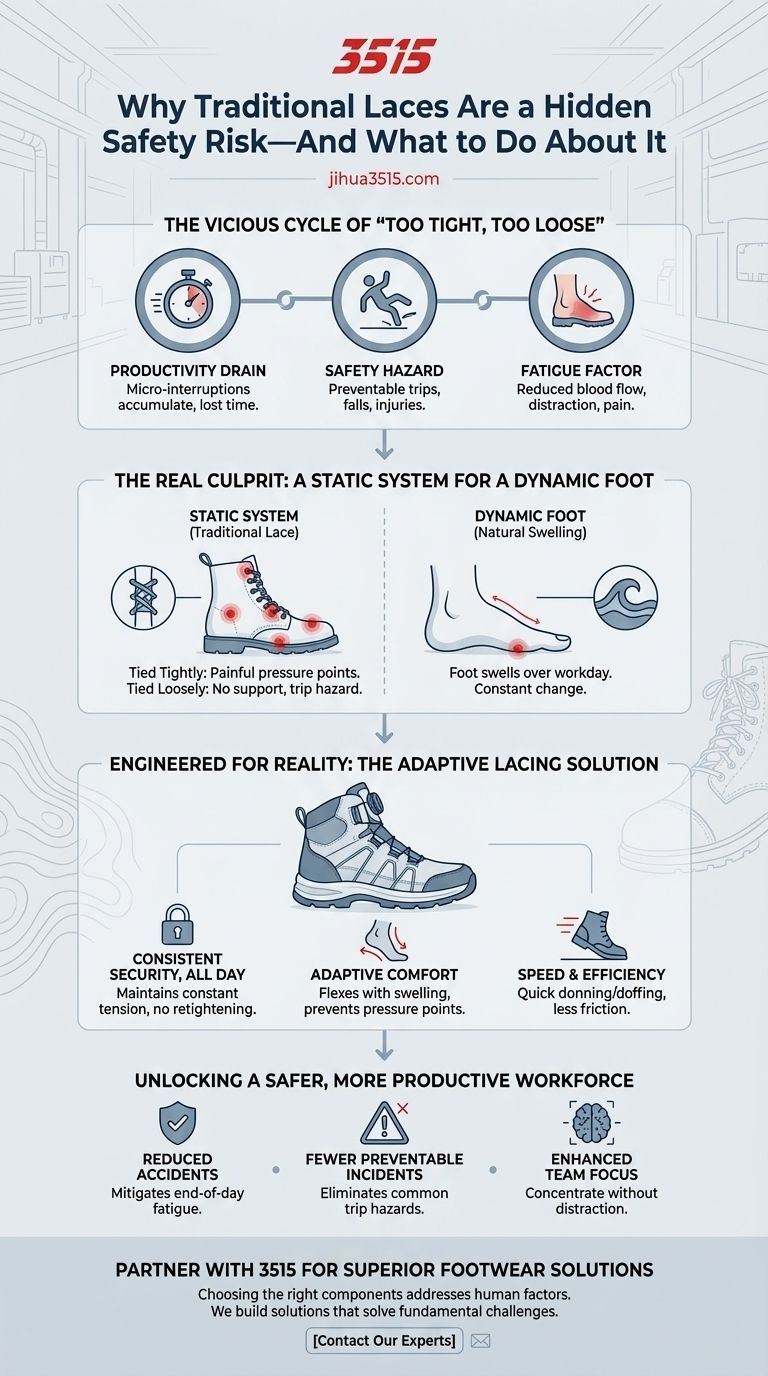 Why Traditional Laces Are a Hidden Safety Risk—And What to Do About It Visual Guide