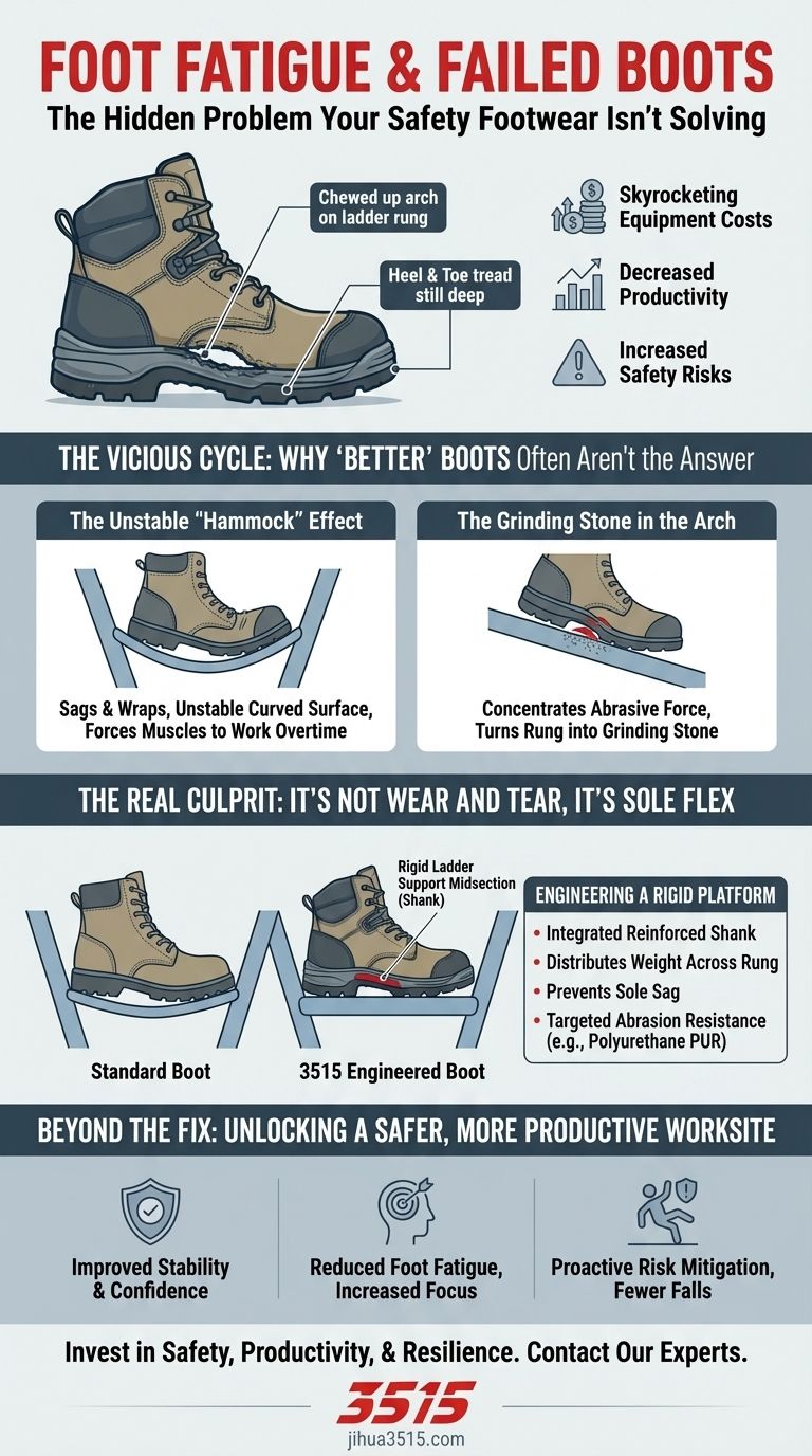 Foot Fatigue and Failed Boots: The Hidden Problem Your Safety Footwear Isn't Solving Visual Guide