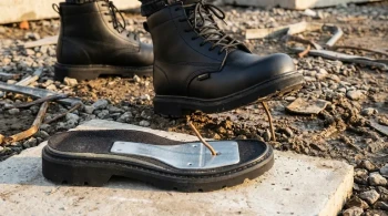 أكثر من مجرد نعل سميك: الهندسة غير المرئية في الأحذية المقاومة للاختراق