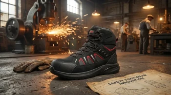 أكثر من الصلب: تصادم المخاطر والقانون والتكنولوجيا الذي أوجد أحذية السلامة