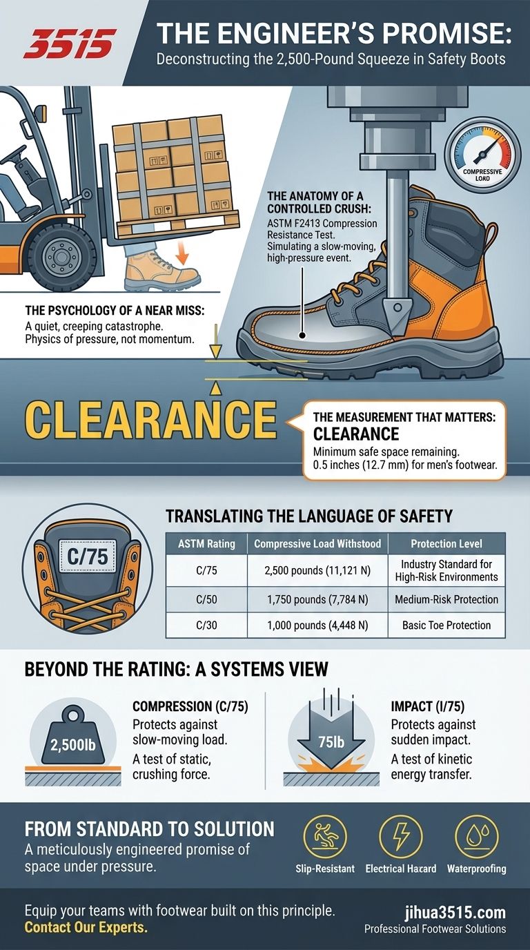 The Engineer's Promise: Deconstructing the 2,500-Pound Squeeze in Safety Boots Visual Guide