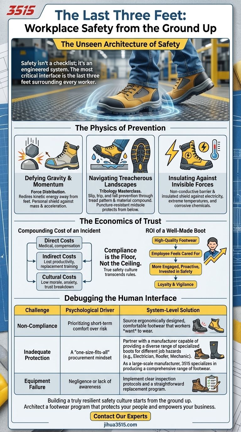 The Last Three Feet: Why Workplace Safety is Built from the Ground Up Visual Guide