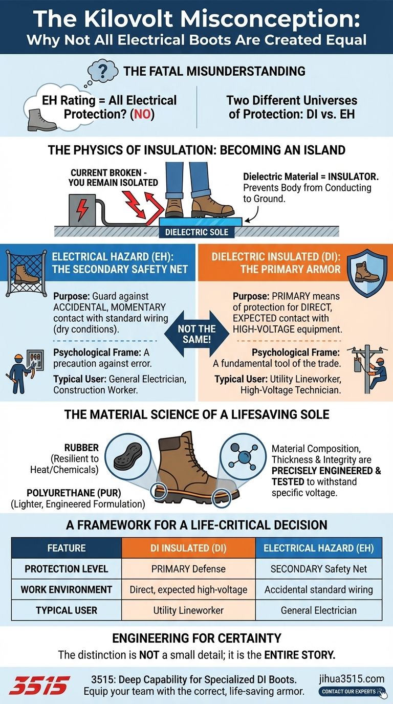 O Equívoco da Kilovolt: Por Que Nem Todas as Botas Elétricas São Iguais Guia Visual