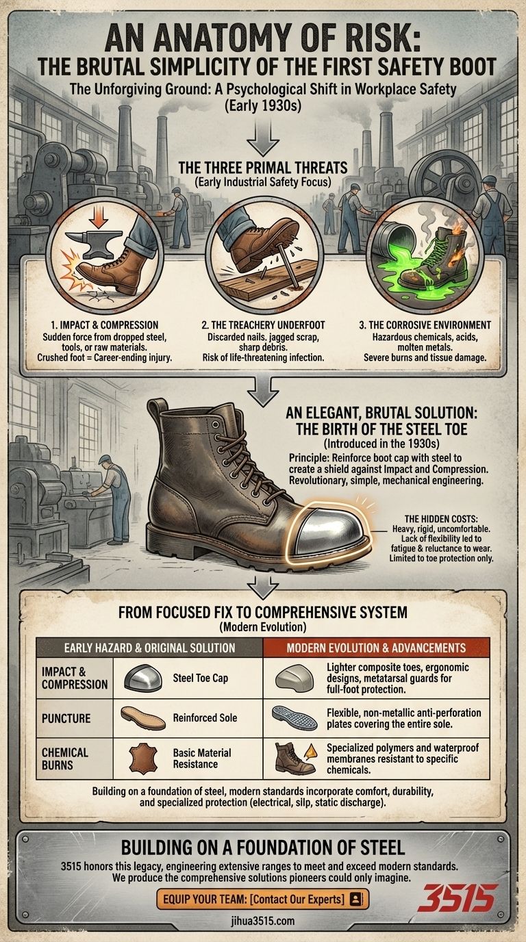 风险解剖：第一双安全靴的残酷简洁 图解指南