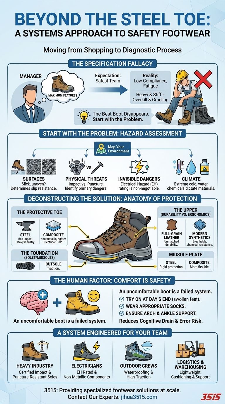 鋼鉄のつま先を超えて：安全靴へのシステムアプローチ ビジュアルガイド