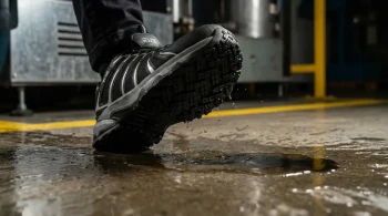 فيزياء الثبات الآمن: تفكيك مقاومة الانزلاق في أحذية السلامة