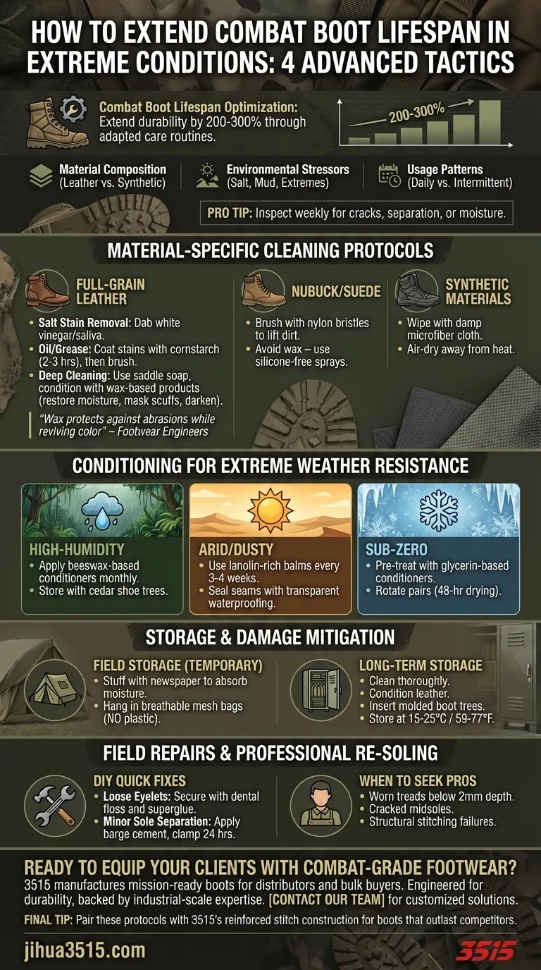 Как продлить срок службы боевых ботинок в экстремальных условиях: 4 продвинутые тактики Визуальное руководство