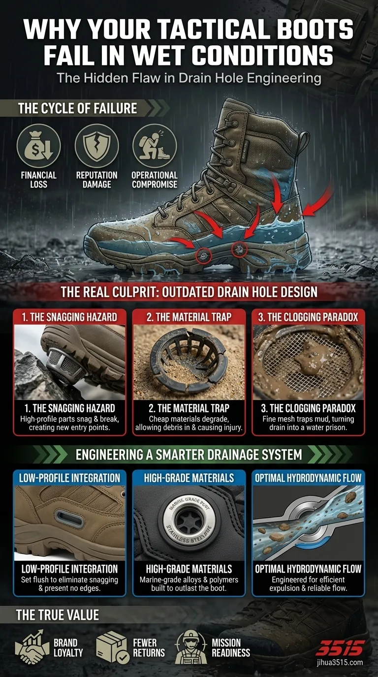 なぜあなたのタクティカルブーツは濡れた状況で失敗するのか（そして、それはあなたが思っているような理由ではない） ビジュアルガイド