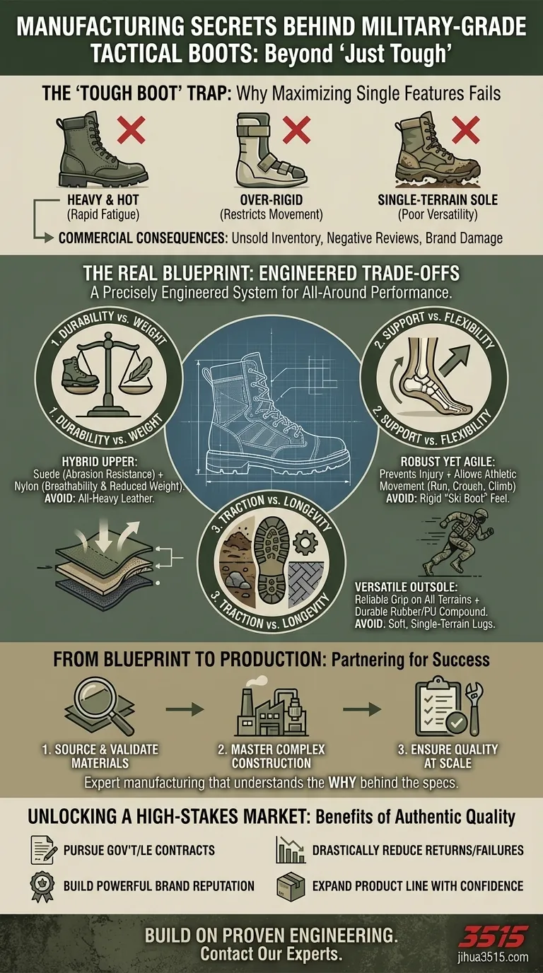 Mais do que Apenas Resistentes: Os Segredos de Fabricação por Trás das Botas Táticas de Grau Militar Guia Visual