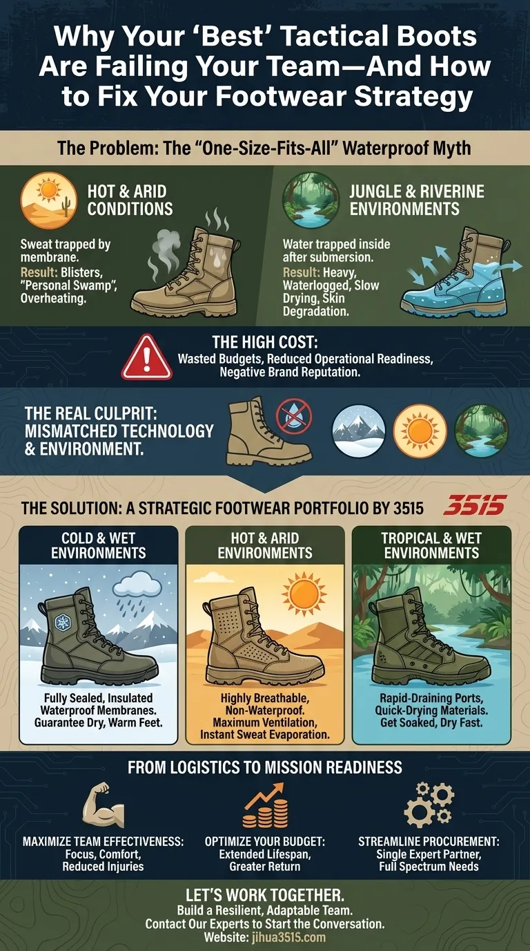 Por que suas botas táticas 'melhores' estão falhando com sua equipe — e como corrigir sua estratégia de calçados Guia Visual