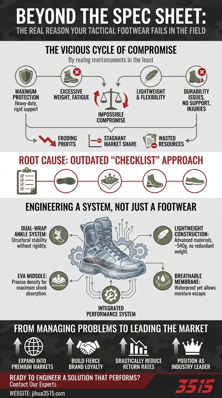 Más allá de la hoja de especificaciones: La verdadera razón por la que tu calzado táctico falla en el campo Guía Visual