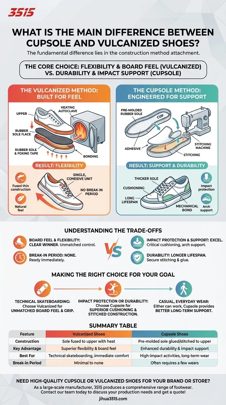 Quelle est la principale différence entre les chaussures à semelle collée et les chaussures vulcanisées ? Choisissez la bonne construction pour vos besoins. Guide Visuel
