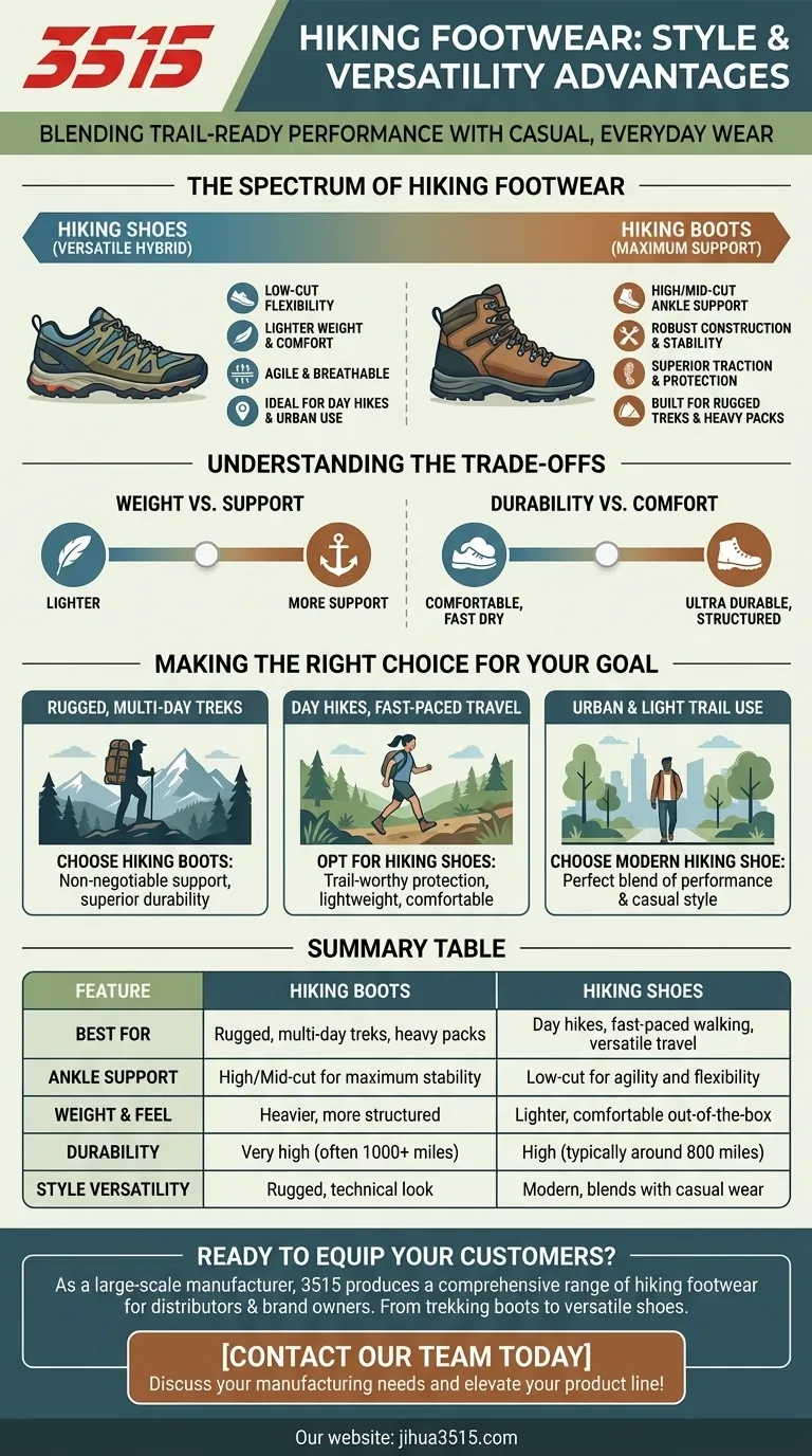 Quels avantages en termes de style et de polyvalence offrent les chaussures ou bottes de randonnée ? Le guide ultime pour la piste et la ville Guide Visuel