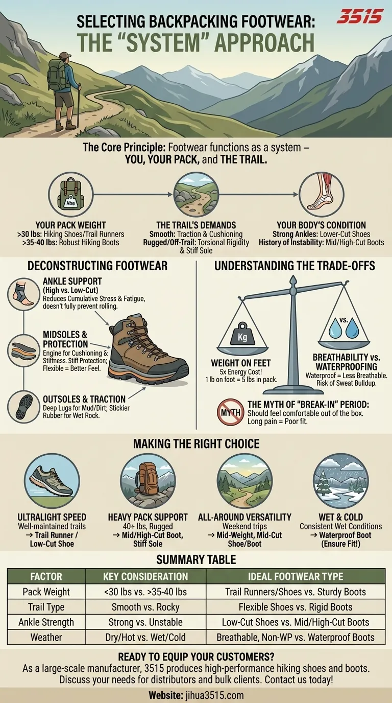 Que faut-il prendre en compte lors du choix de chaussures ou de bottes de randonnée pour le backpacking ? Un guide pour un ajustement et des performances parfaits Guide Visuel