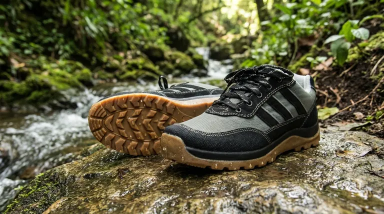 Quels sont les principaux avantages de l'utilisation de semelles en caoutchouc naturel dans les chaussures ? Adhérence supérieure, confort et durabilité