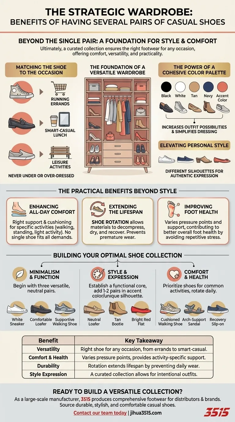 Quels sont les avantages pour les femmes d'avoir plusieurs paires de chaussures décontractées ? Rehaussez votre garde-robe et votre confort Guide Visuel