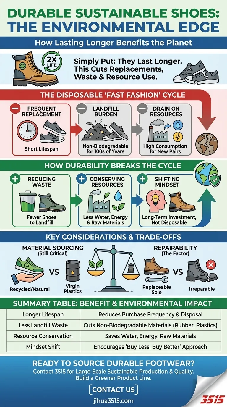 Wie wirkt sich die Haltbarkeit von nachhaltigen Schuhen positiv auf die Umwelt aus? Brechen Sie den Kreislauf der Fast Fashion Visuelle Anleitung