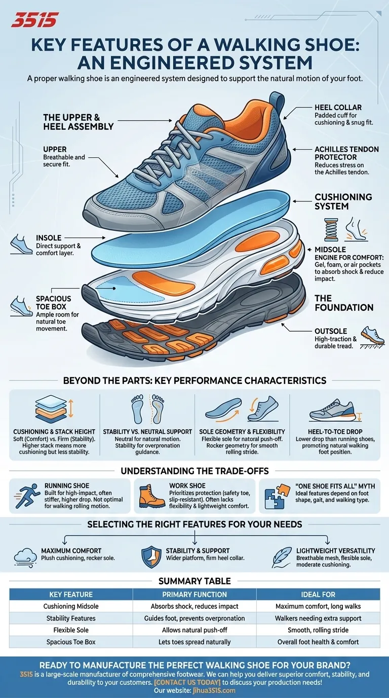 Quelles sont les caractéristiques clés d'une chaussure de marche ? Trouvez la coupe parfaite pour votre foulée Guide Visuel