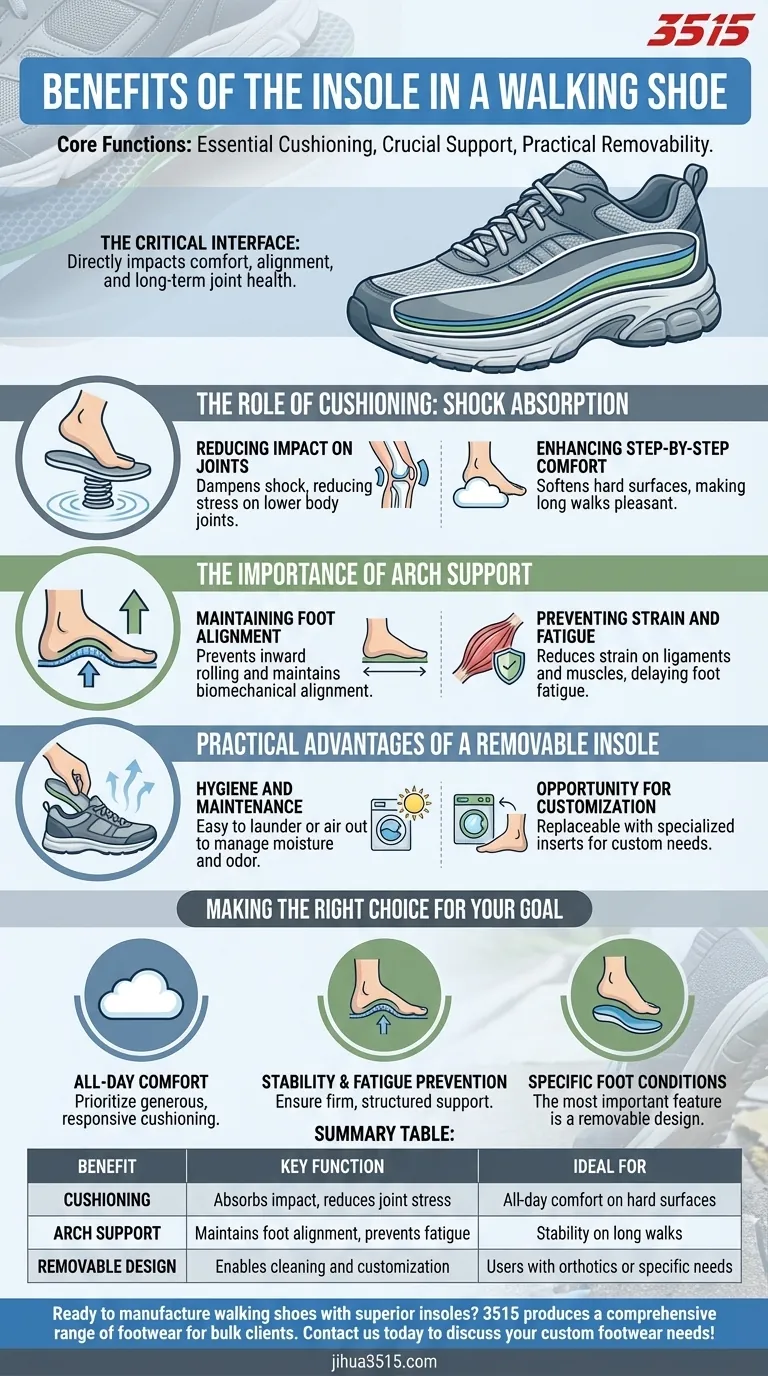 Quels sont les avantages de la semelle intérieure dans une chaussure de marche ? Améliorez le confort et le soutien à chaque pas Guide Visuel