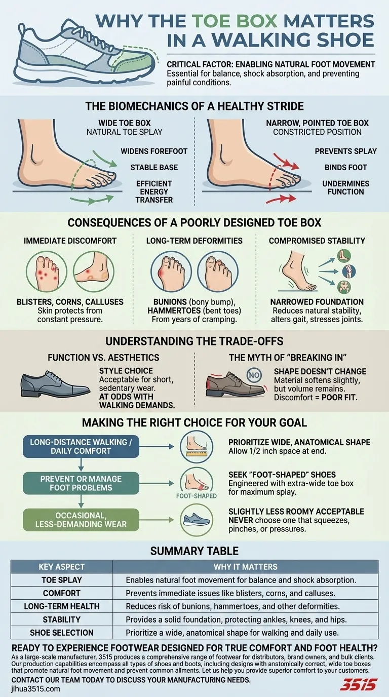 Pourquoi la boîte à orteils est-elle importante dans une chaussure de marche ? Libérez la fonction naturelle du pied et le confort Guide Visuel