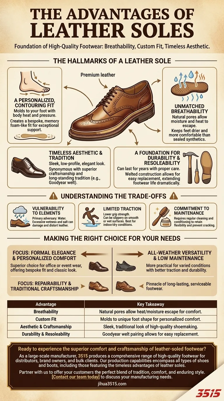 Quels sont les avantages des semelles en cuir ? Découvrez les caractéristiques des chaussures intemporelles Guide Visuel