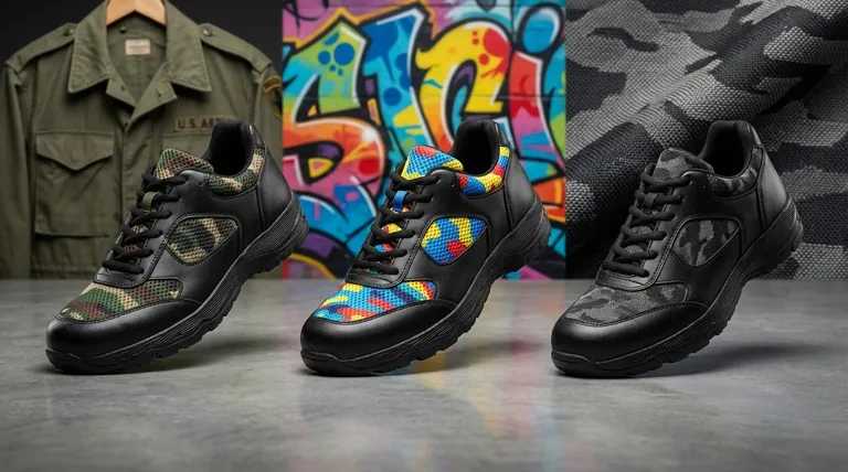 Come hanno incorporato i marchi di sneaker le fantasie mimetiche? Dallo stile militare allo streetwear