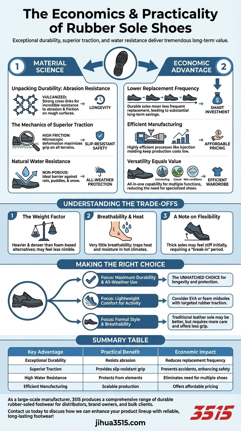 Was macht Schuhe mit Gummisohle zu einer wirtschaftlichen und praktischen Wahl? Unübertroffene Haltbarkeit & Allwetterwert Visuelle Anleitung