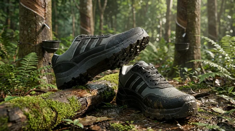 Quels sont les principaux avantages de l'utilisation du caoutchouc naturel dans les chaussures ? Adhérence supérieure, confort et respect de l'environnement
