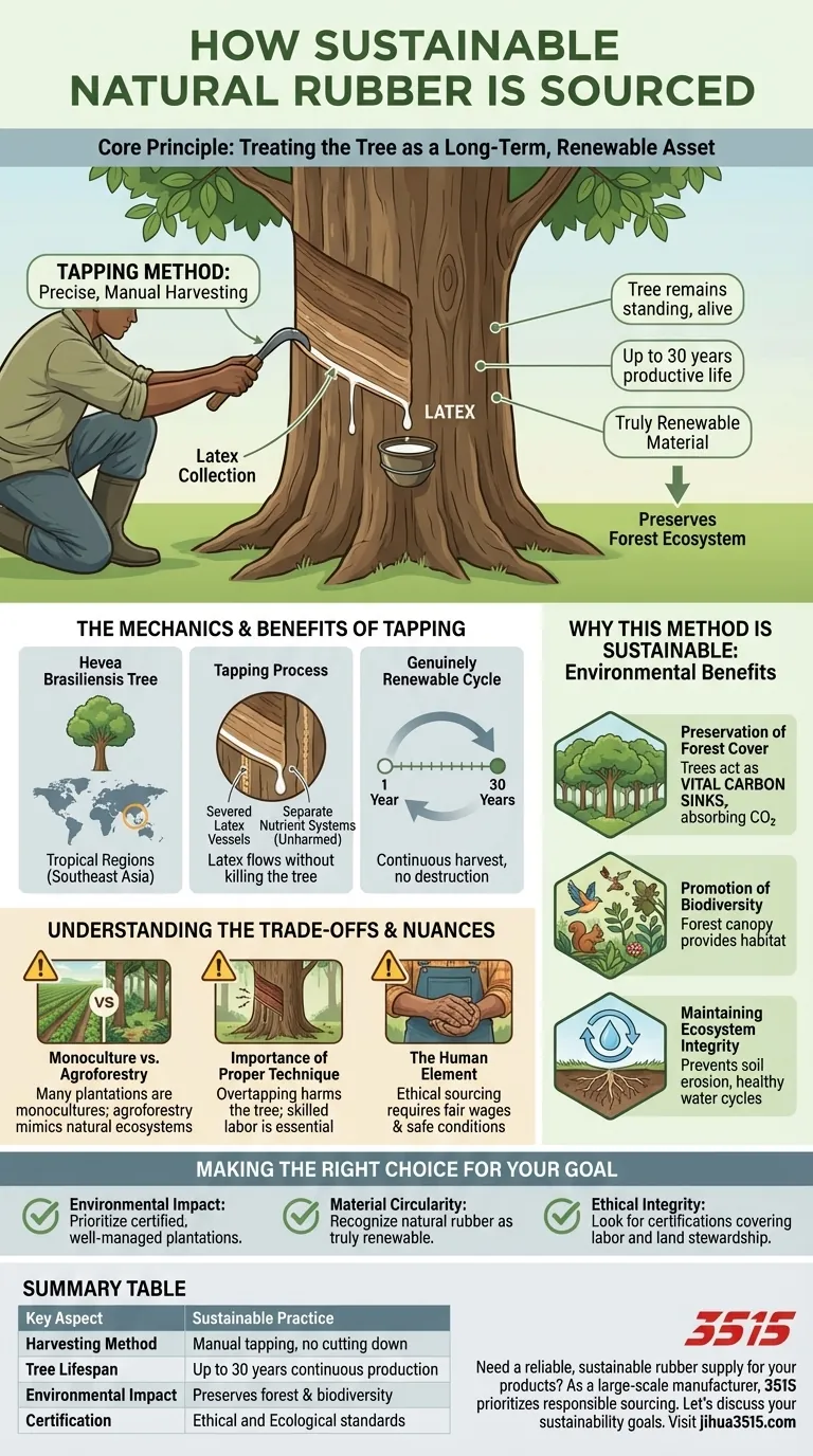 Comment le caoutchouc naturel est-il obtenu de manière durable ? Un guide des méthodes de saignée écologiques Guide Visuel