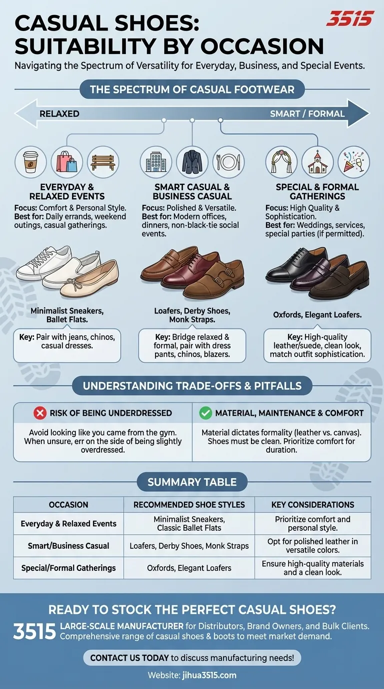 ¿Para qué ocasiones son adecuados los zapatos casuales? Tu guía definitiva de versatilidad elegante Guía Visual