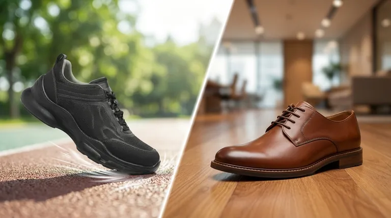 Como os sapatos casuais e os tênis diferem em conforto? Amortecimento vs. Suporte Explicado