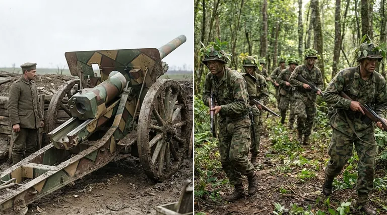 Come si è sviluppato l'uso del mimetismo durante le Guerre Mondiali? Dall'interruzione artistica al occultamento scientifico