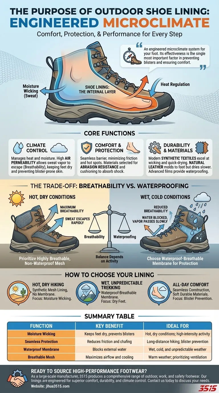 Quel est le but de la doublure des chaussures d'extérieur ? Découvrez le secret du confort toute la journée Guide Visuel