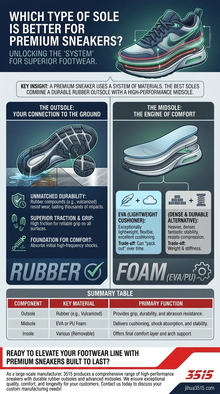 Welche Art von Sohle ist besser für Premium-Sneaker und warum? Der ultimative Leitfaden zu Gummilaufsohlen Visuelle Anleitung