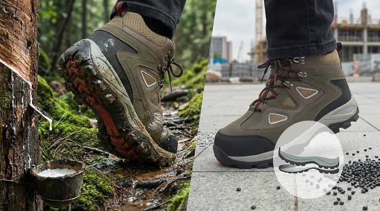 Comment la flexibilité des semelles en caoutchouc se compare-t-elle à celle des semelles en TPR ? Explication des différences clés