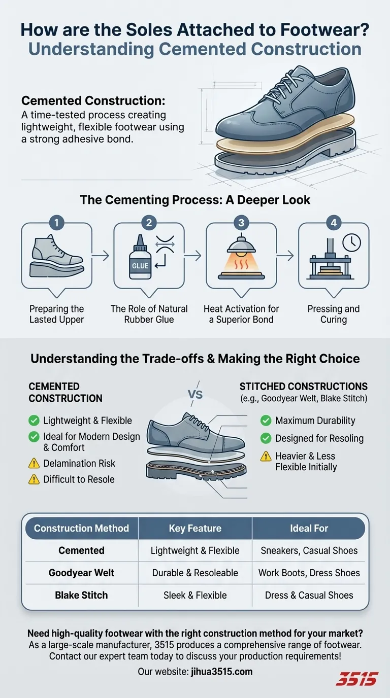 Comment les semelles sont-elles fixées aux chaussures ? Comprendre la construction cimentée pour un confort léger Guide Visuel