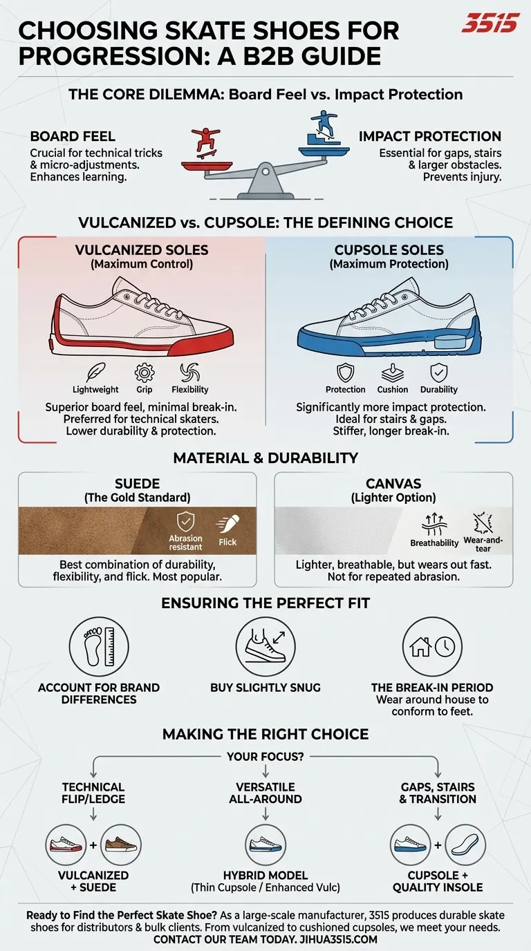 Quels facteurs prendre en compte lors du choix de chaussures de skate pour progresser ? Trouvez votre ajustement parfait pour un apprentissage plus rapide Guide Visuel
