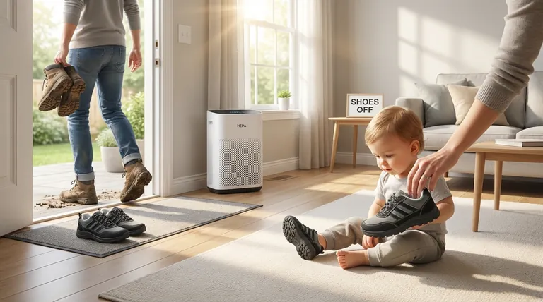 Pourquoi les chaussures d'intérieur sont-elles importantes pour les foyers avec de jeunes enfants ou des allergies ? Protégez la santé de votre famille