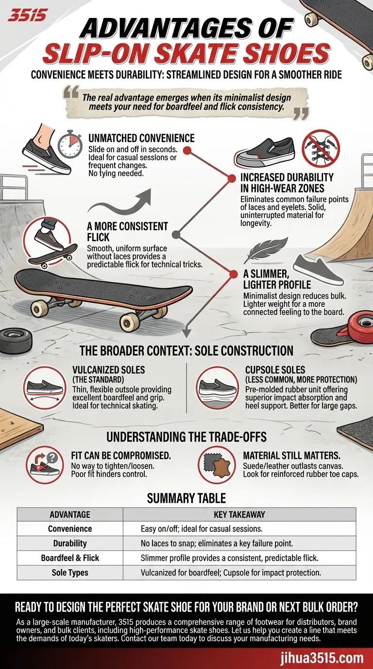 Quels sont les avantages des chaussures de skate à enfiler ? Maximisez le toucher de planche et la durabilité pour votre style Guide Visuel
