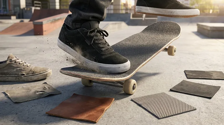 Quels matériaux sont utilisés pour les empeignes des chaussures de skate ? Choisissez le meilleur pour la durabilité et le ressenti de la planche