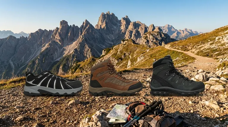 ¿Cuáles son los tres cortes principales de los zapatos de senderismo y cómo difieren? Elige el soporte adecuado para tu sendero