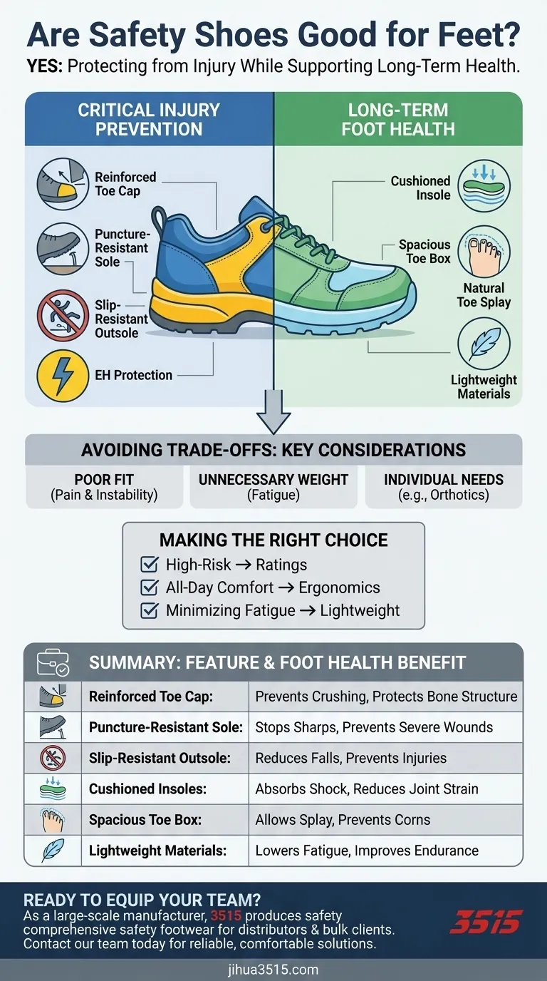 Os sapatos de segurança são bons para os pés? Como escolher calçado que protege e dá suporte Guia Visual