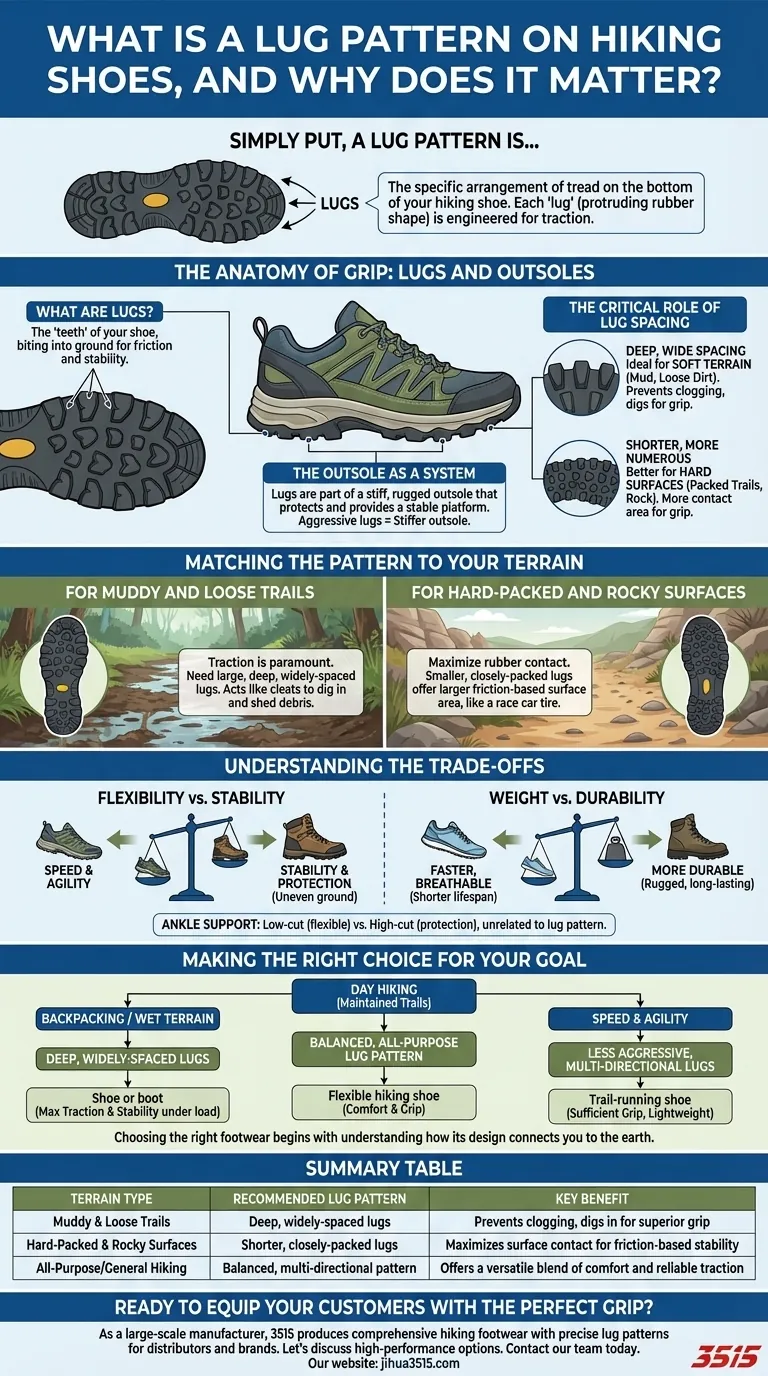 Was ist ein Stollenprofil bei Wanderschuhen und warum ist es wichtig? Der Schlüssel zu Traktion und Sicherheit Visuelle Anleitung