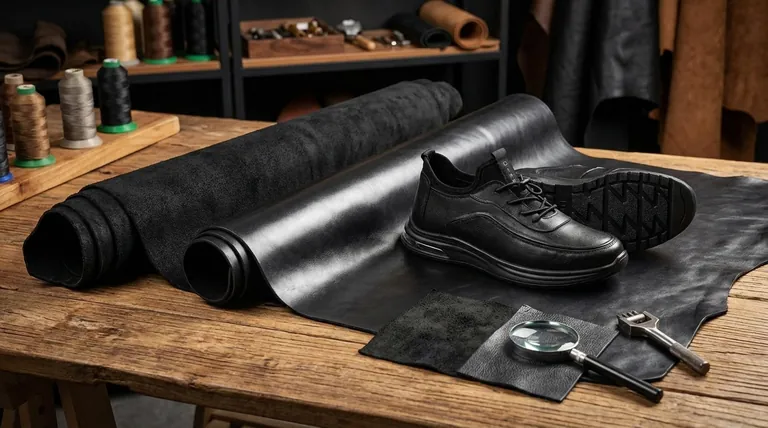 ¿Qué es el cuero nubuck y en qué se diferencia del cuero de grano completo? Una guía de materiales premium