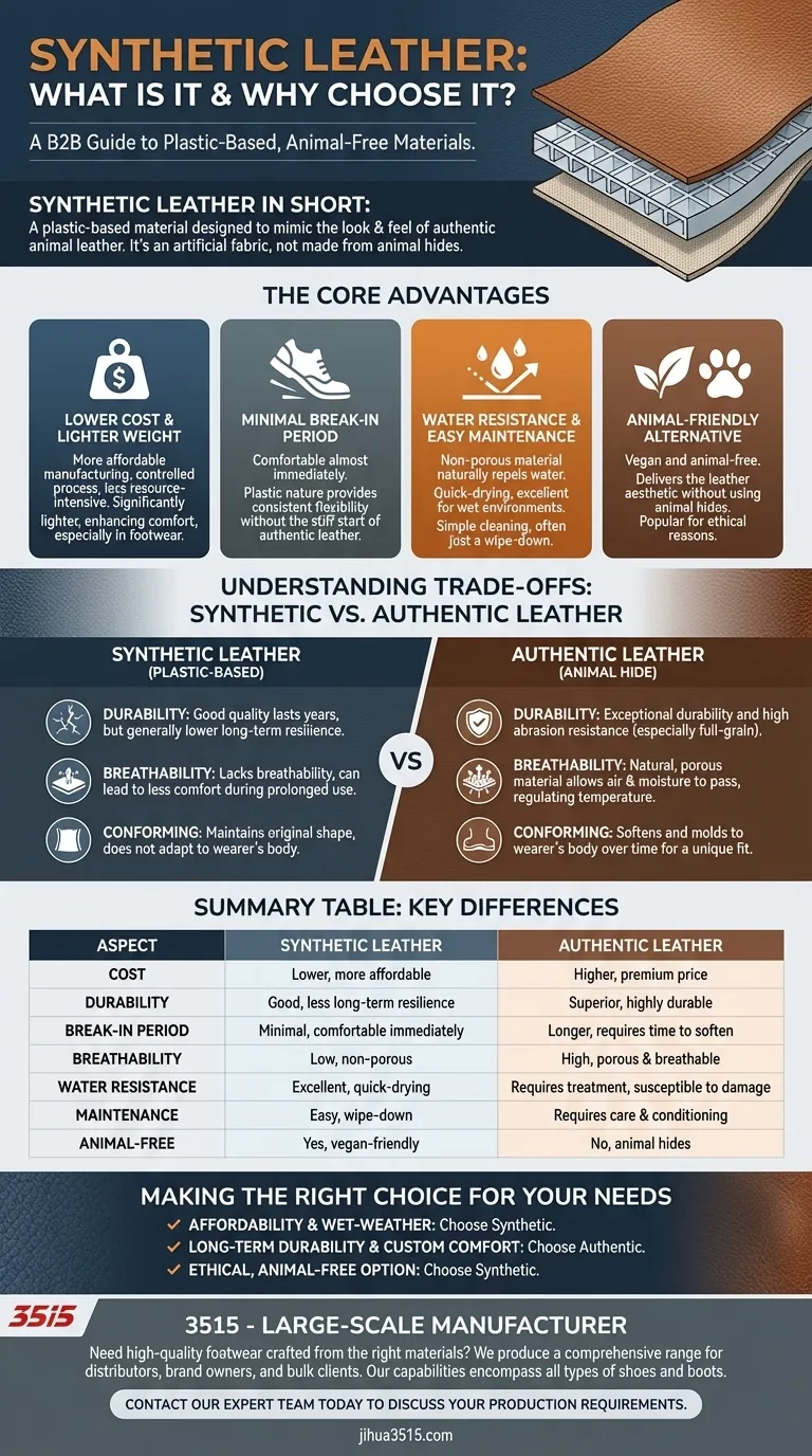 ¿Qué es el cuero sintético y cuáles son sus ventajas? Una guía sobre materiales modernos y asequibles Guía Visual