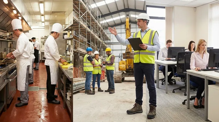 What challenges do safety managers face in different work environments regarding footwear? Tailor Your Strategy for Any Risk Level