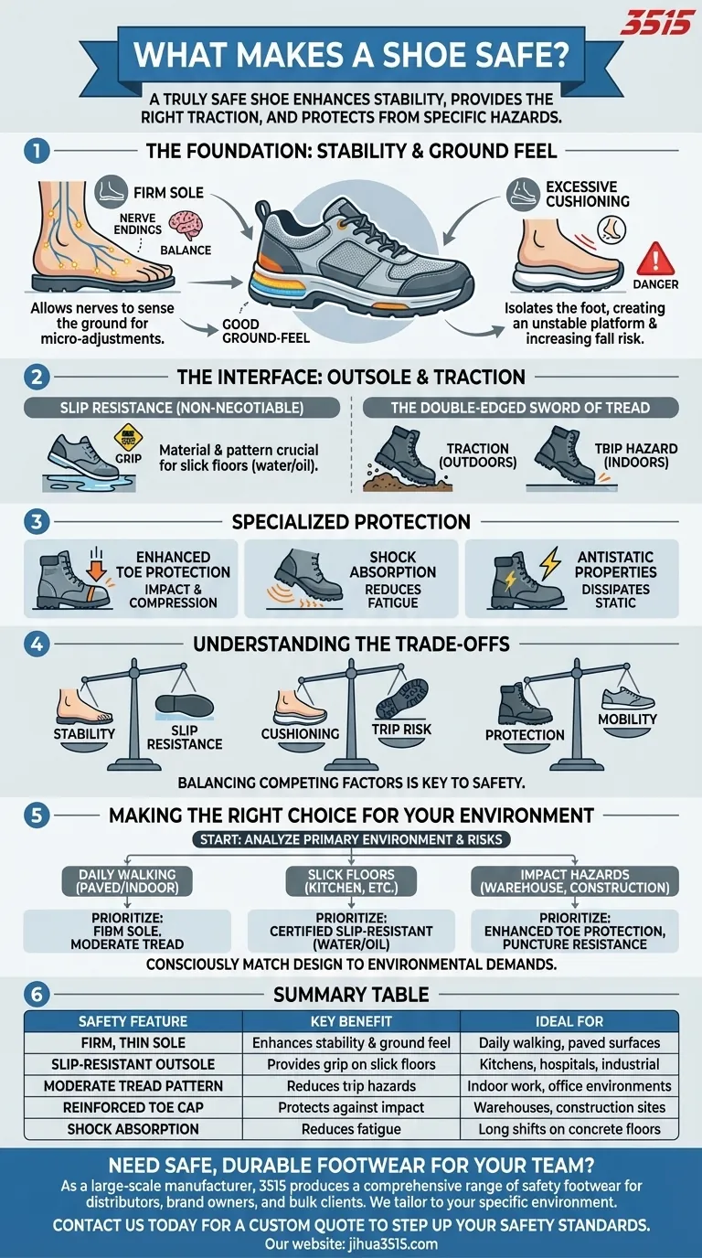 什么样的鞋子是安全的？为您的环境风险找到完美契合的鞋子 图解指南