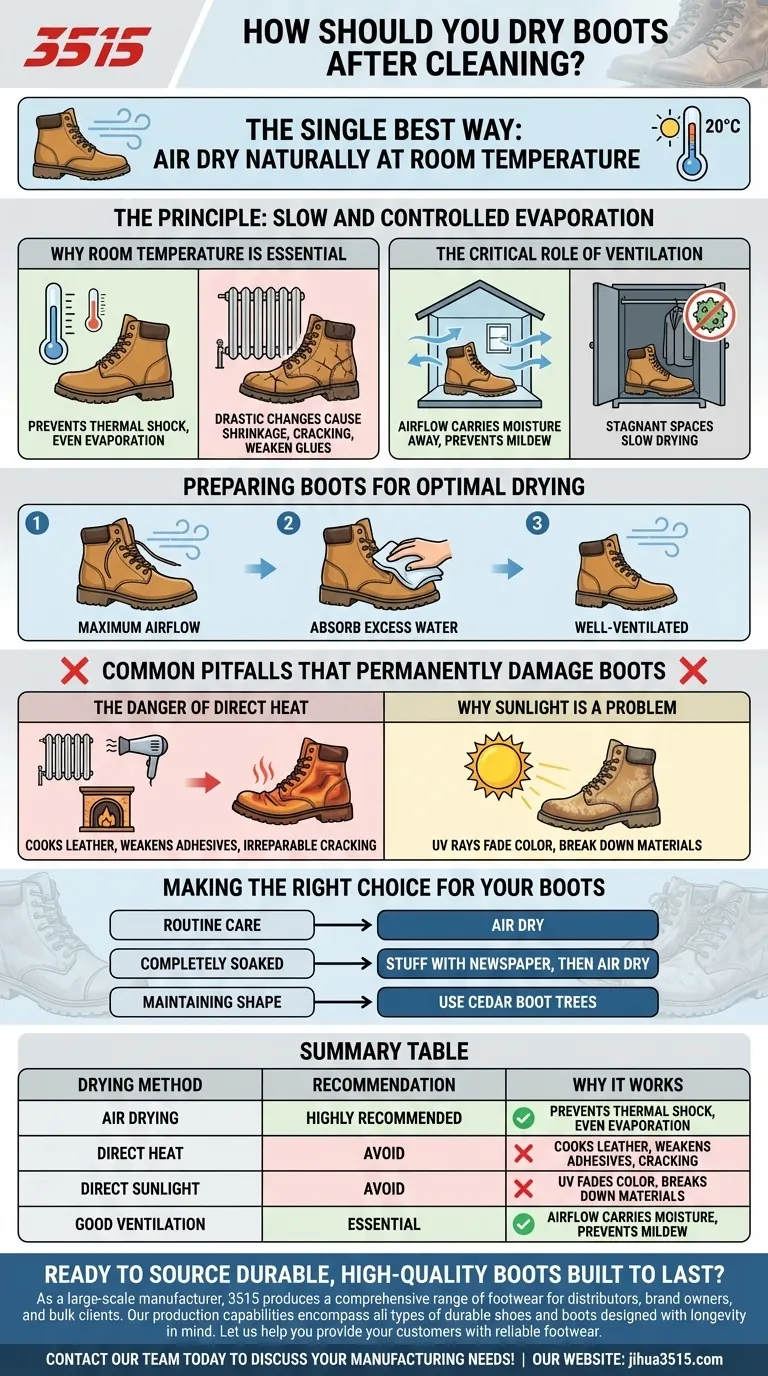 Comment faut-il sécher les bottes après le nettoyage ? Le guide définitif pour préserver vos chaussures Guide Visuel